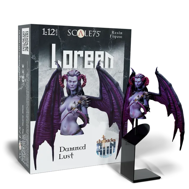 scale75-loreen-damned-lust-1-10-miniatura-the-chronicles-of-run-in-resina image 1