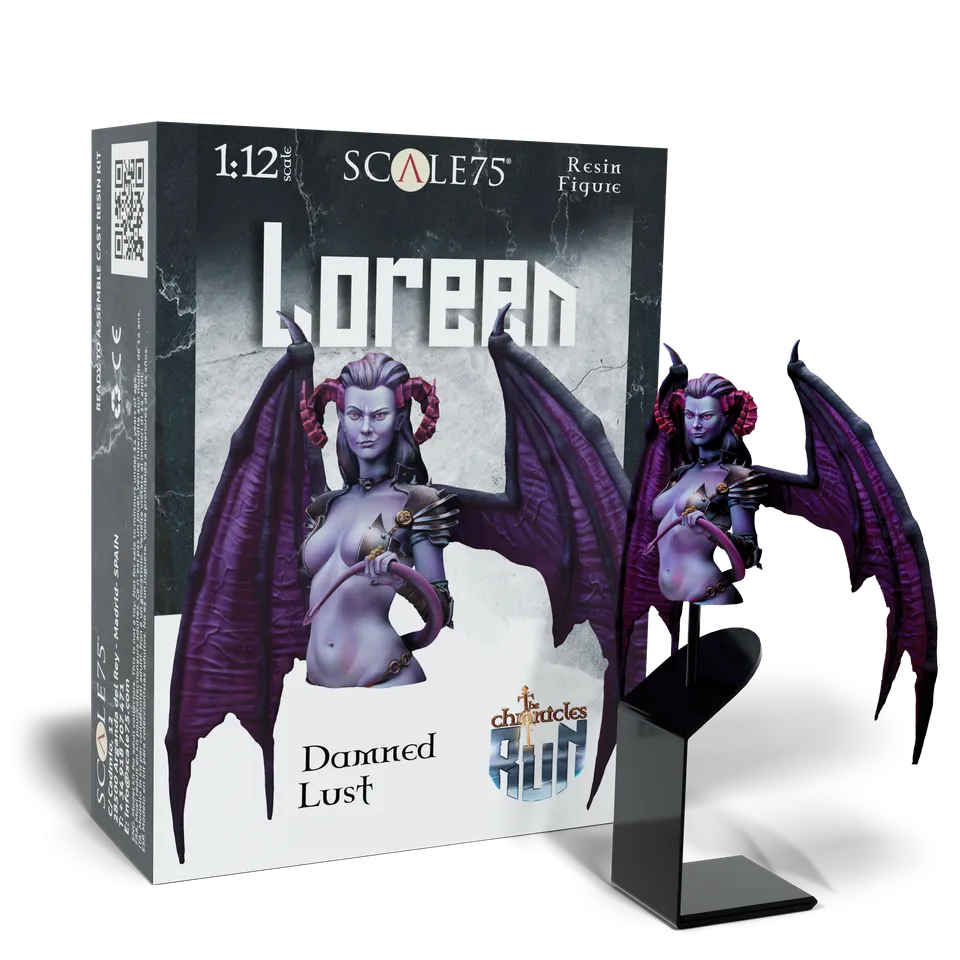 scale75-loreen-damned-lust-1-10-miniatura-the-chronicles-of-run-in-resina image 1