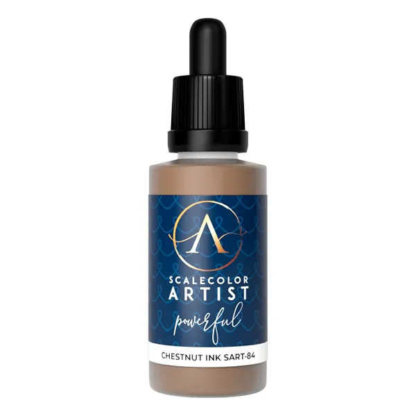 scale75-chestnut-ink-inchiostro-acrilico-20ml-per-pennello-e-aerografo image 1