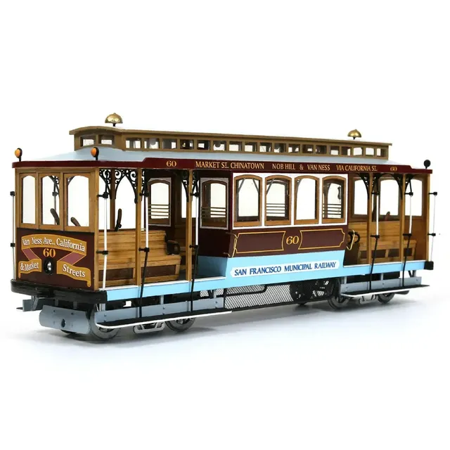 occre-san-francisco-kit-di-modellismo-cable-car-tram-a-cavo image 1