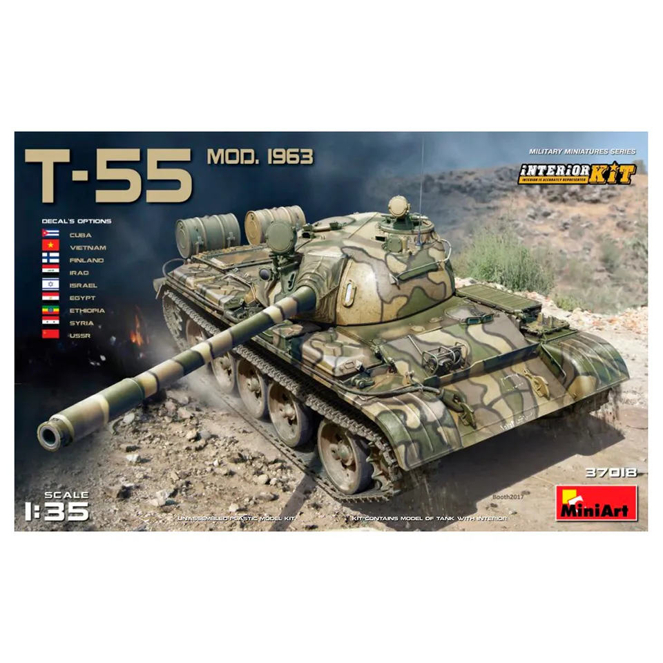 ak-interactive-t-55-mod-1963-interior-kit-1-35-kit-di-modellismo image 1