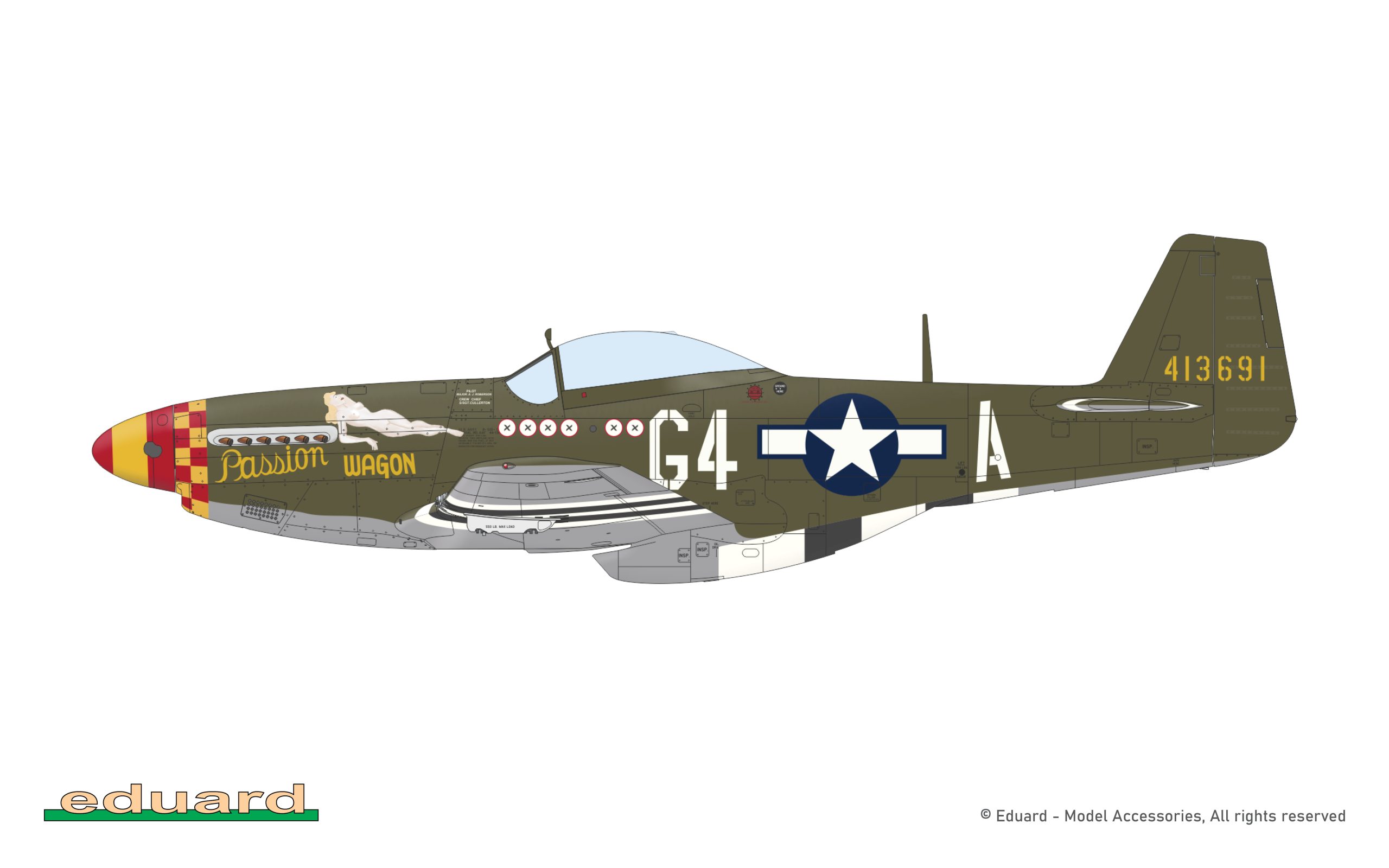 ak-interactive-p-51d-5-mustang-1-72-modello-da-costruire-e-dipingere image 4