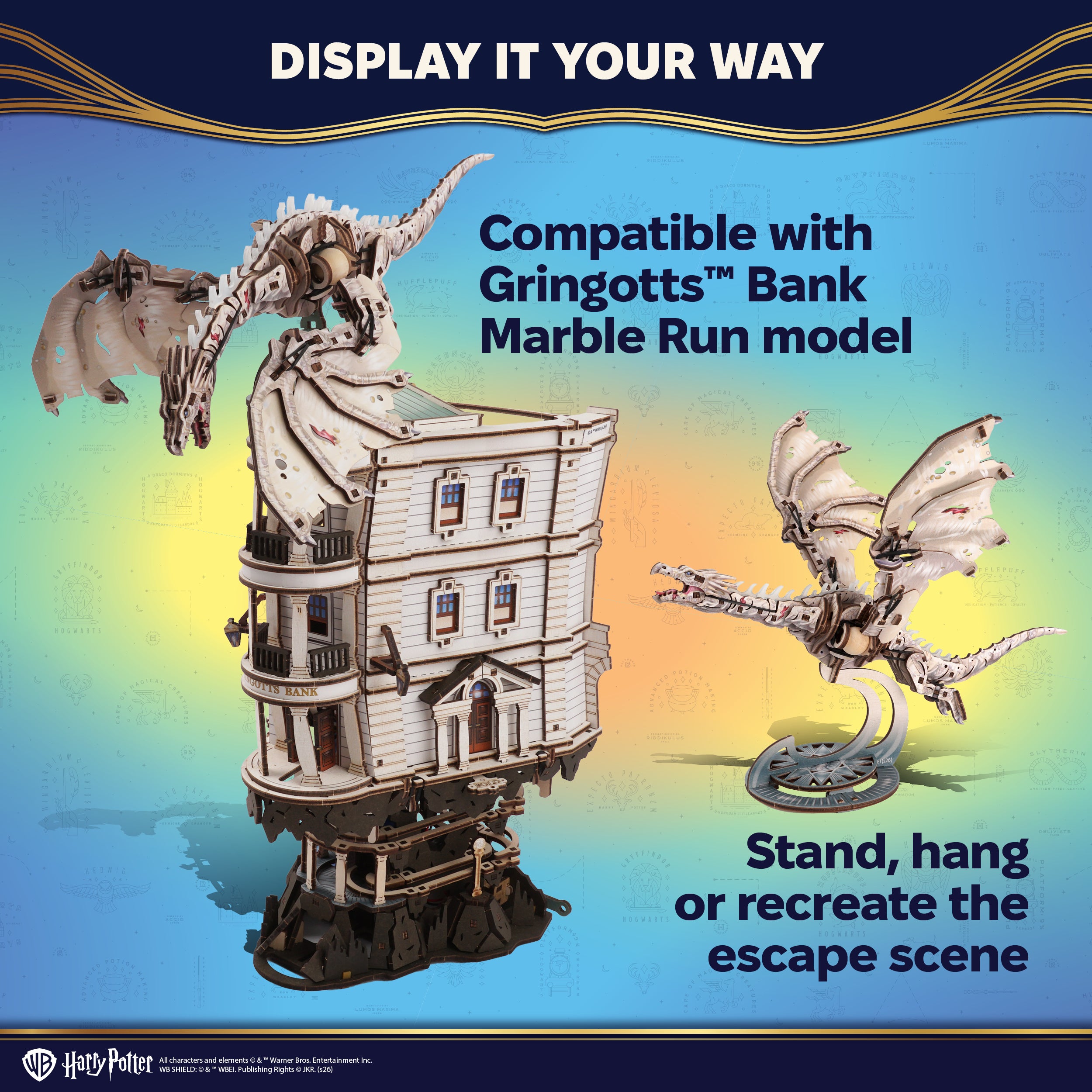 ugears-ukrainian-ironbelly-dragon-harry-potter-modello-meccanico-in-legno image 7