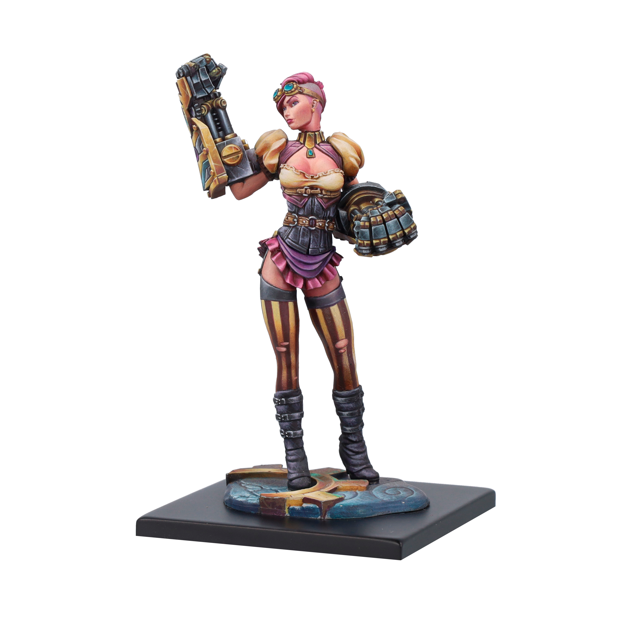 scale75-nancy-steelpunch-miniatura-75mm-resina-e-metallo-bianco-steam-wars image 5