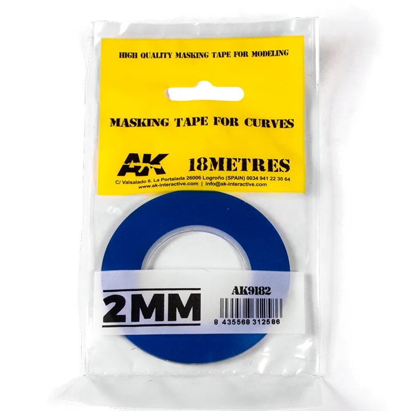 ak-interactive-cinta-de-enmascarar-para-curvas-2mm-nastro-per-curve image 1