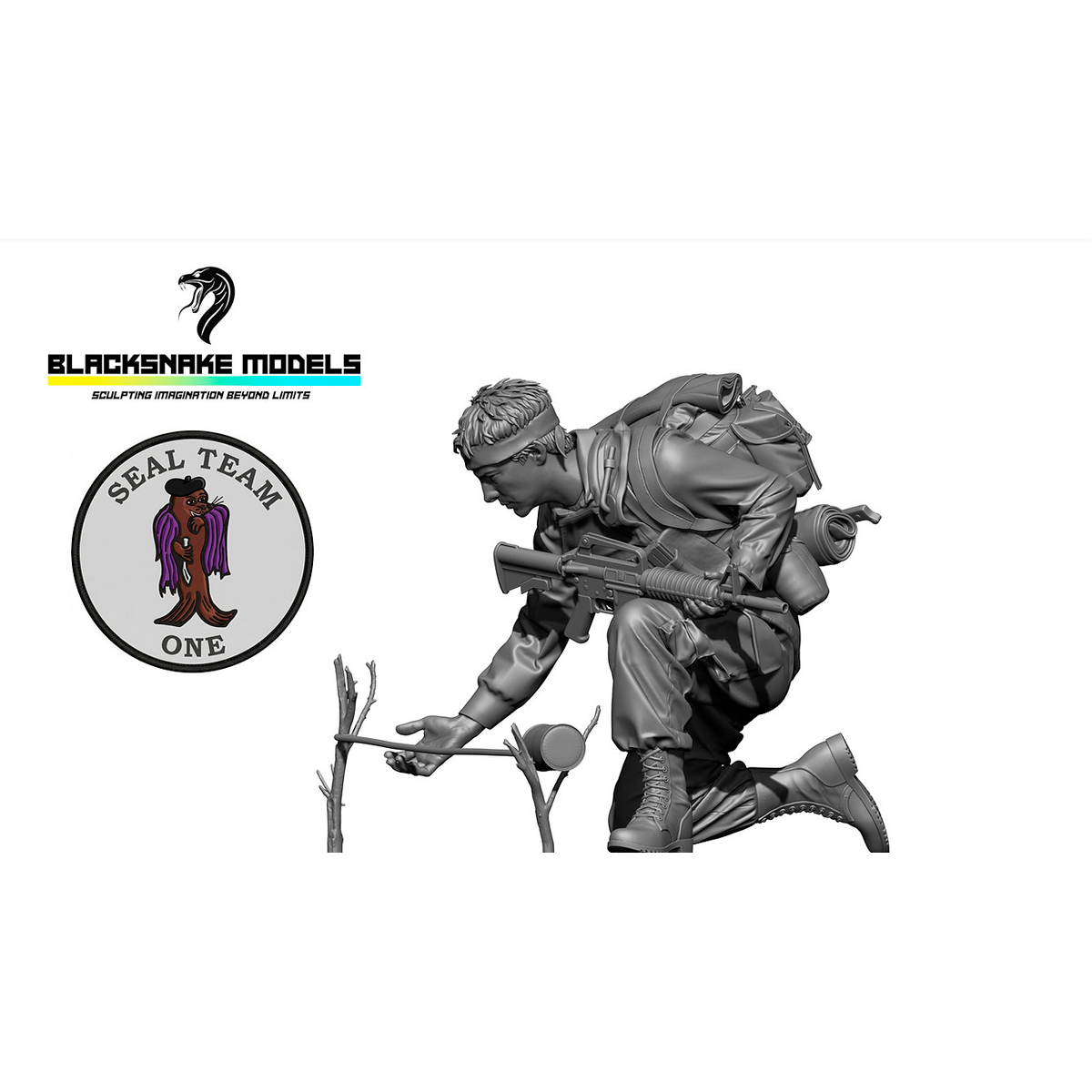 ak-interactive-1-35-seal-team-one-vietnam-green-slug-invitado-inesperado image 2