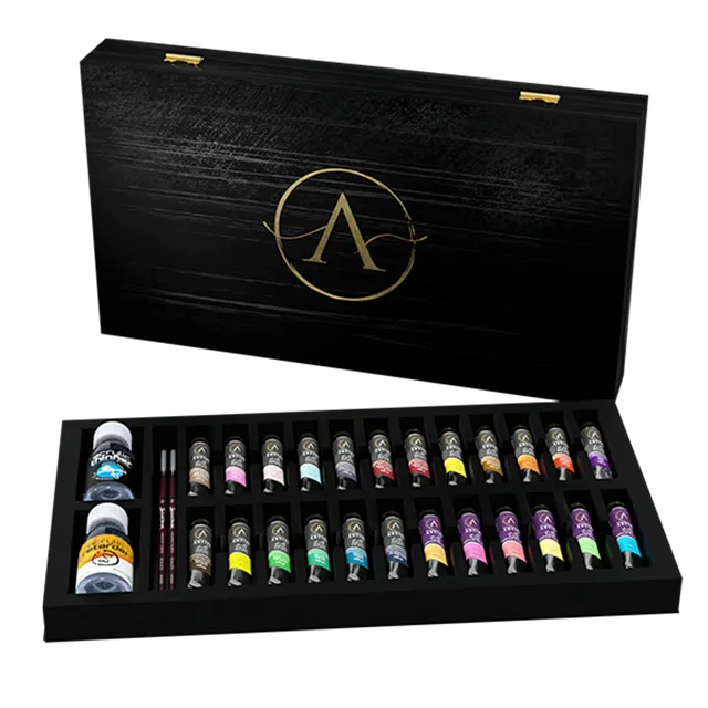 scale75-scalecolor-artist-small-luxury-wooden-box-set-colori-acrilici-premium-in image 1