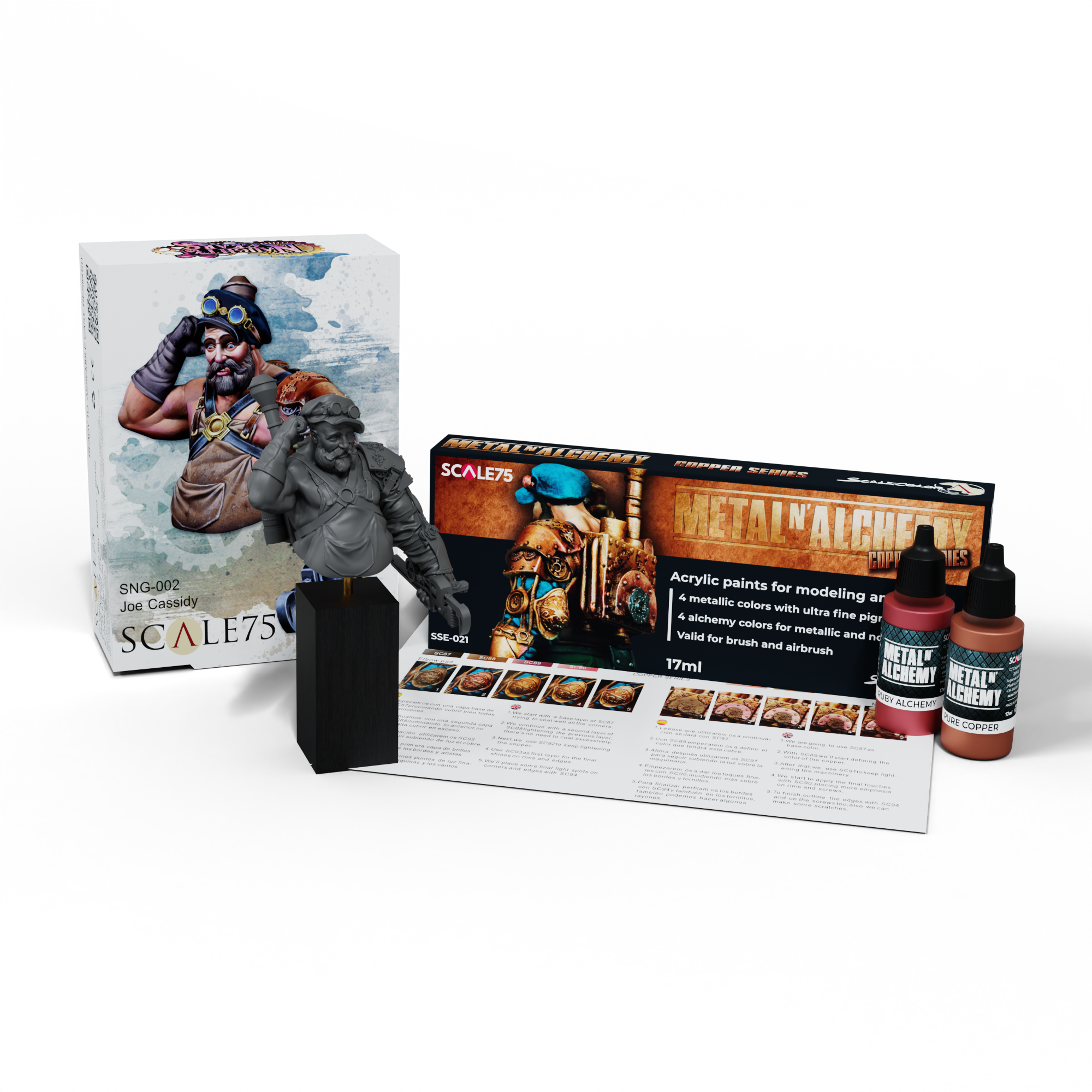 scale75-pack-copper-series-sse-021-joe-cassidy-sng-002-set-pitture-miniatura image 1
