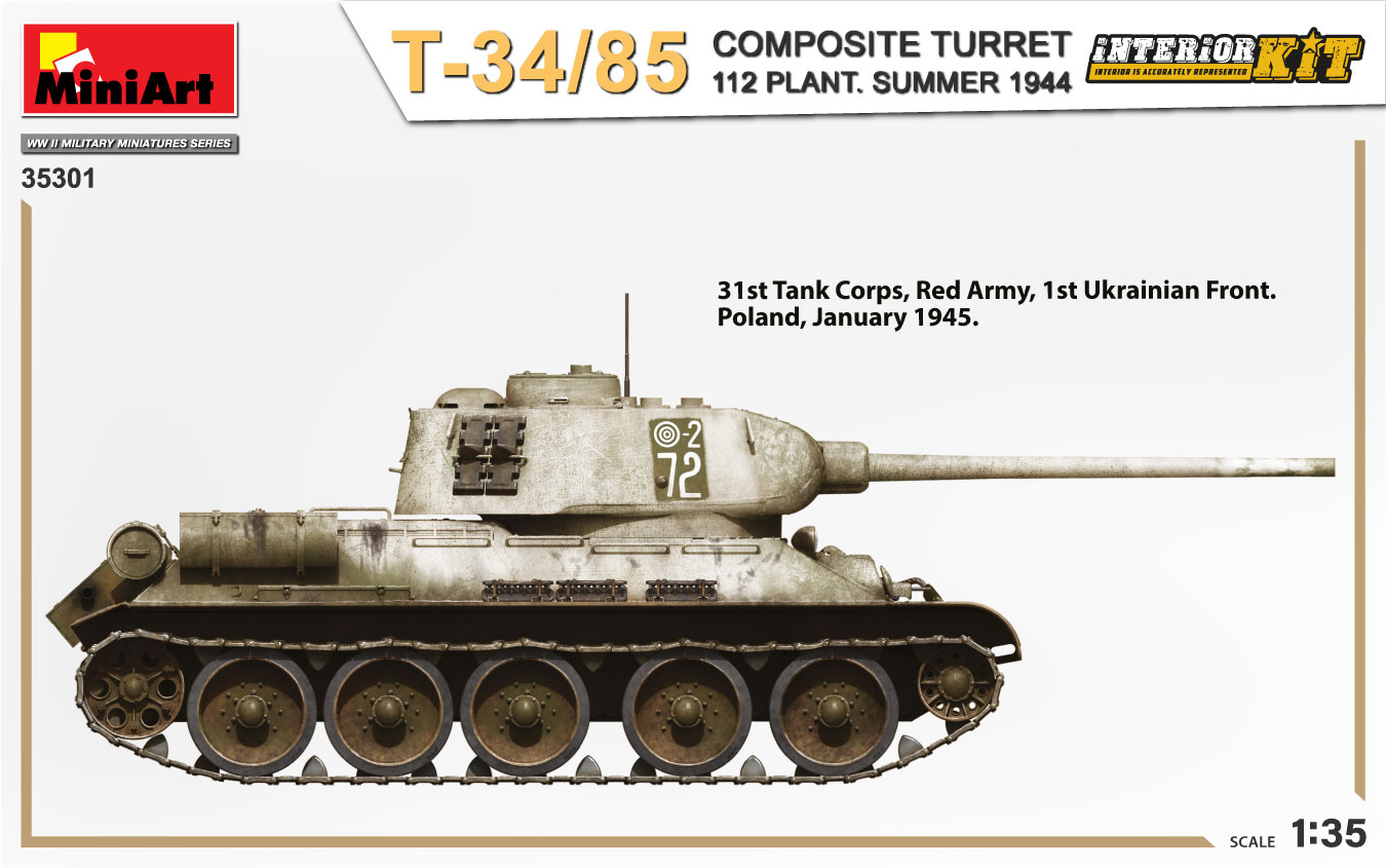 ak-interactive-1-35-t-34-85-composite-turret-stabilimento-112-estate-1944-kit-co image 3