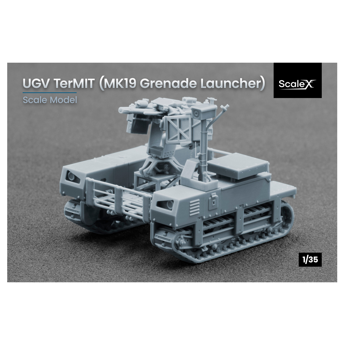 ak-interactive-ugv-termit-mk-19-1-35-kit-mezzo-corazzato-da-costruire-e-dipinger image 1