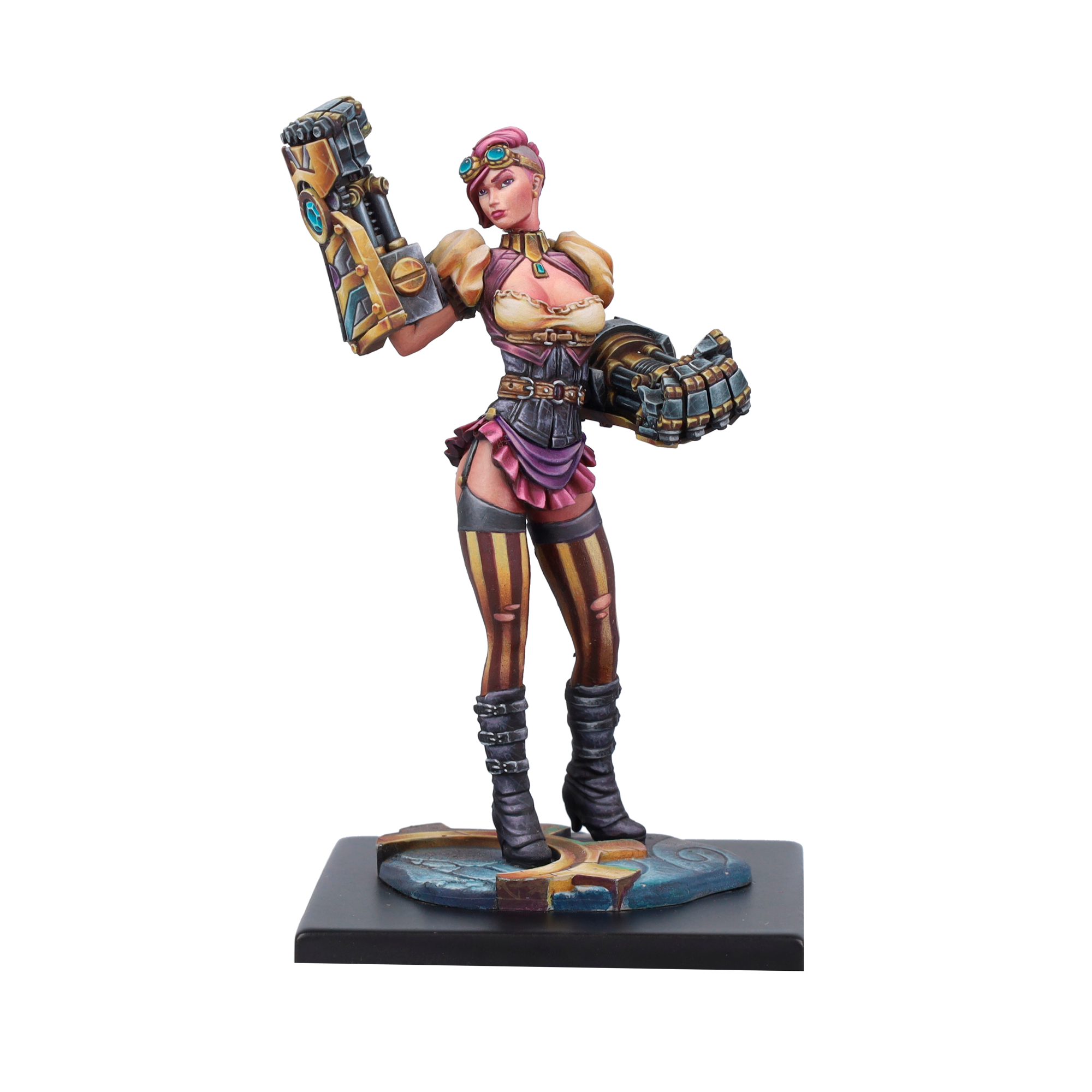 scale75-nancy-steelpunch-miniatura-75mm-resina-e-metallo-bianco-steam-wars image 3