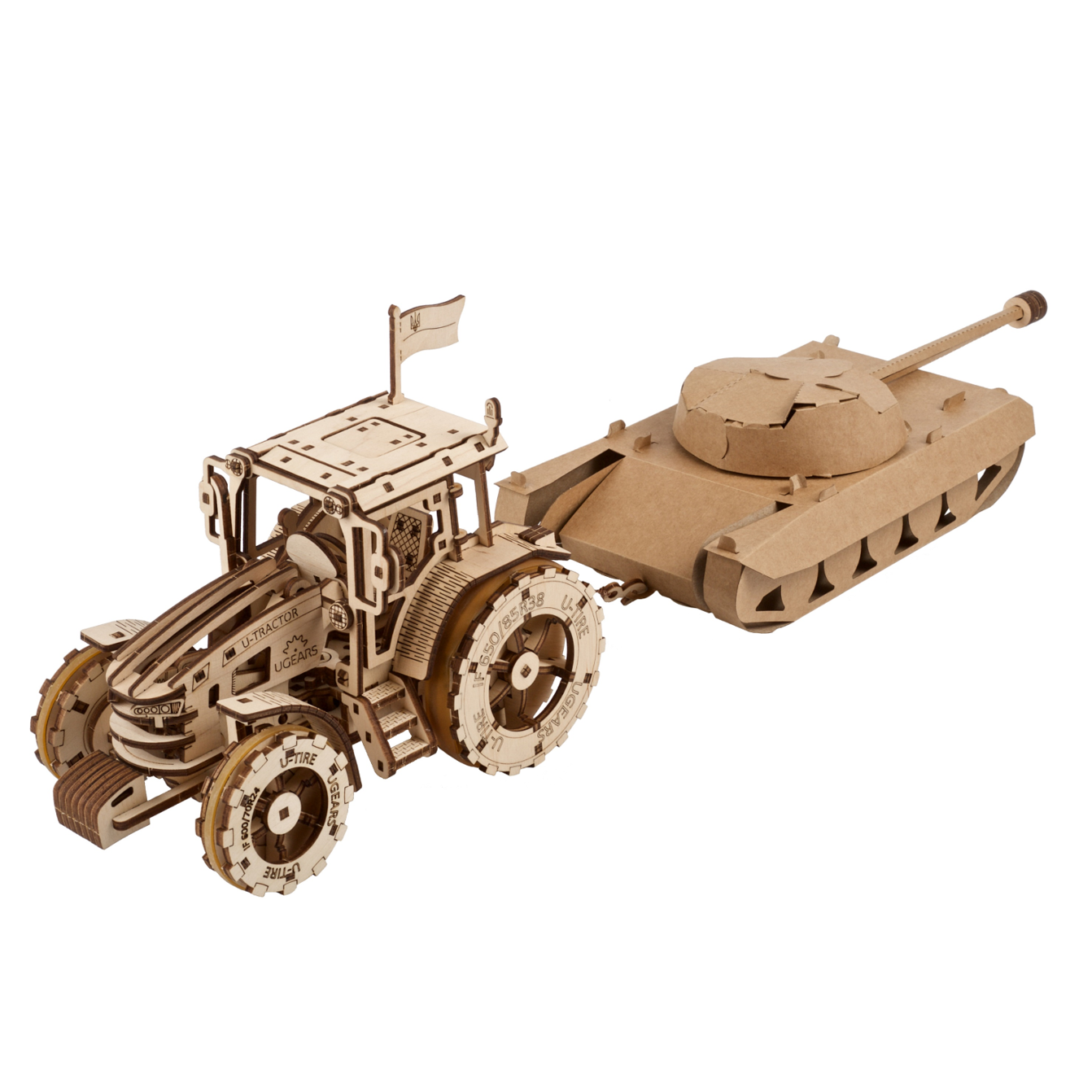ugears-the-tractor-wins-kit-di-modellismo-in-legno-3d-trattore image 2