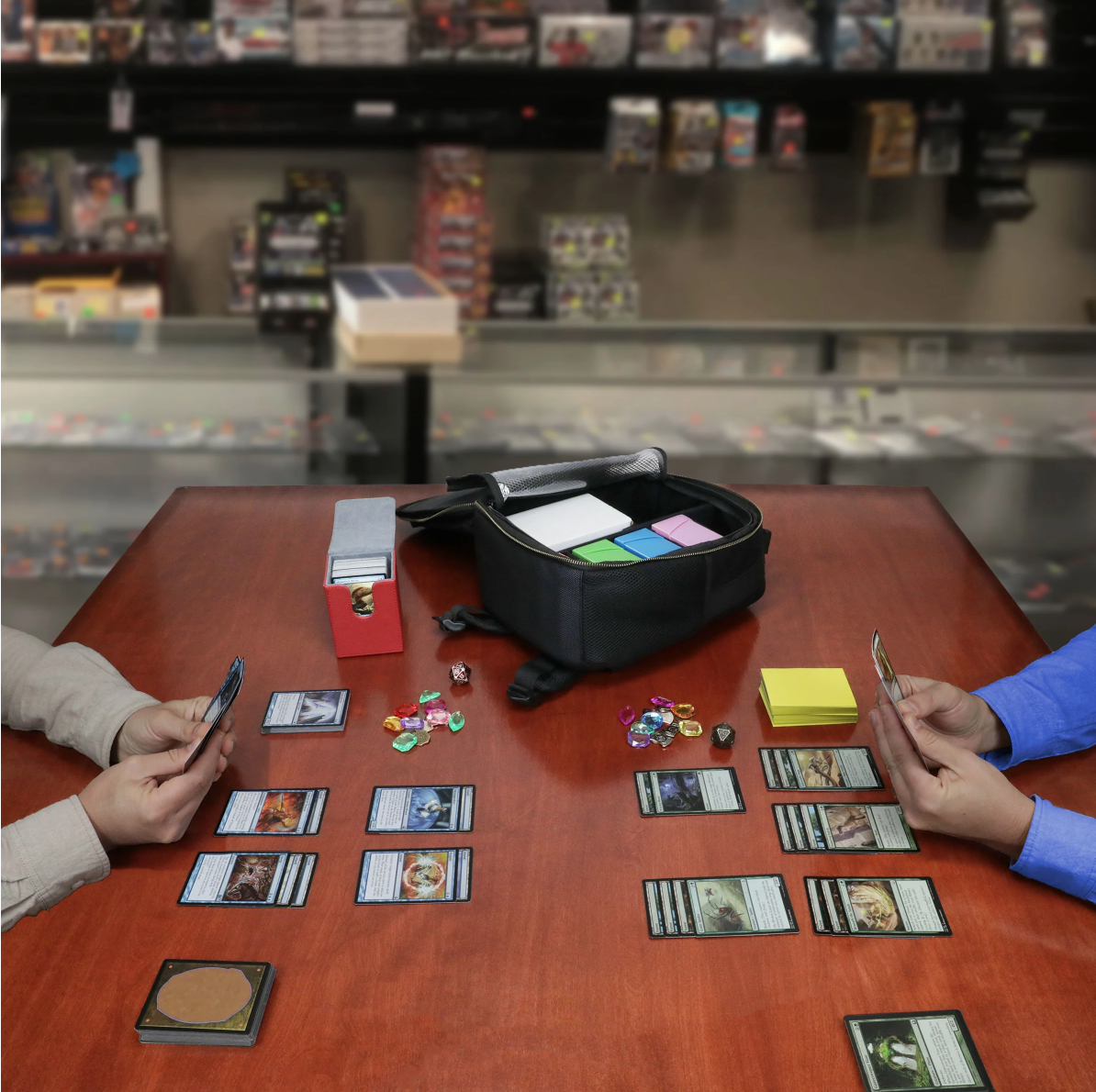 ak-interactive-small-mtg-backpack-zaino-per-deck-box-e-dadi-con-interno-personal image 3