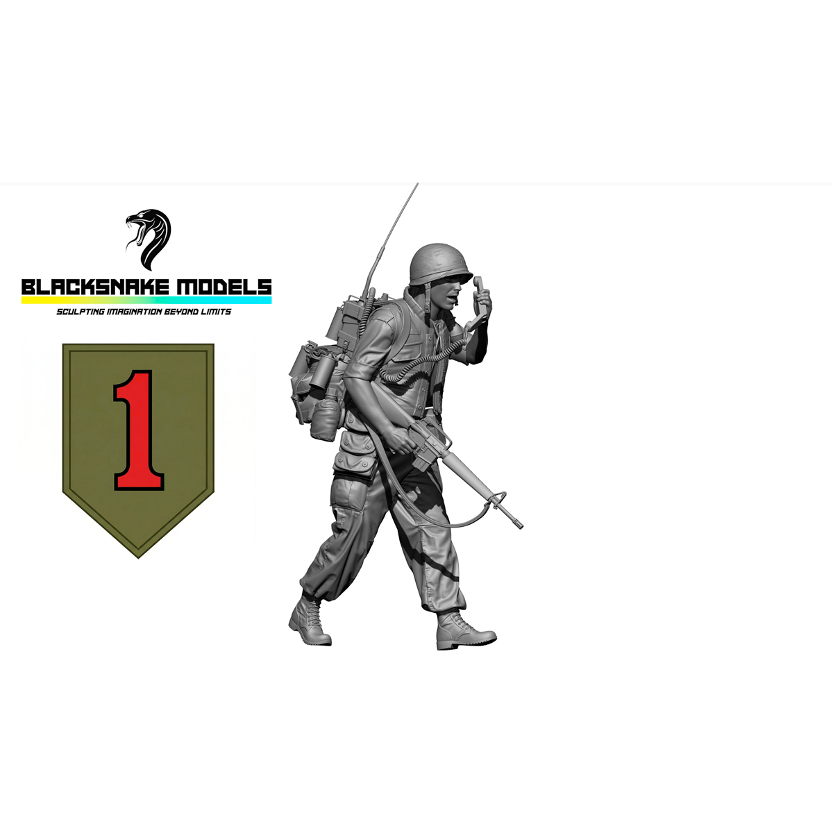 ak-interactive-1-35-us-soldier-big-red-one-guerra-del-vietnam-03-kit-di-modellis image 1