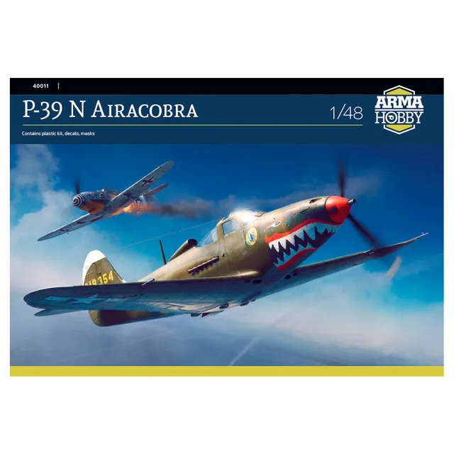 ak-interactive-p-39n-airacobra-1-48-kit-modello-aereo-da-costruire image 1
