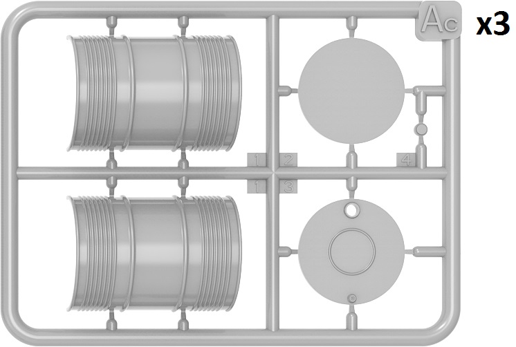 ak-interactive-1-24-fuel-oil-drums-1930-50-s-set-2 image 3