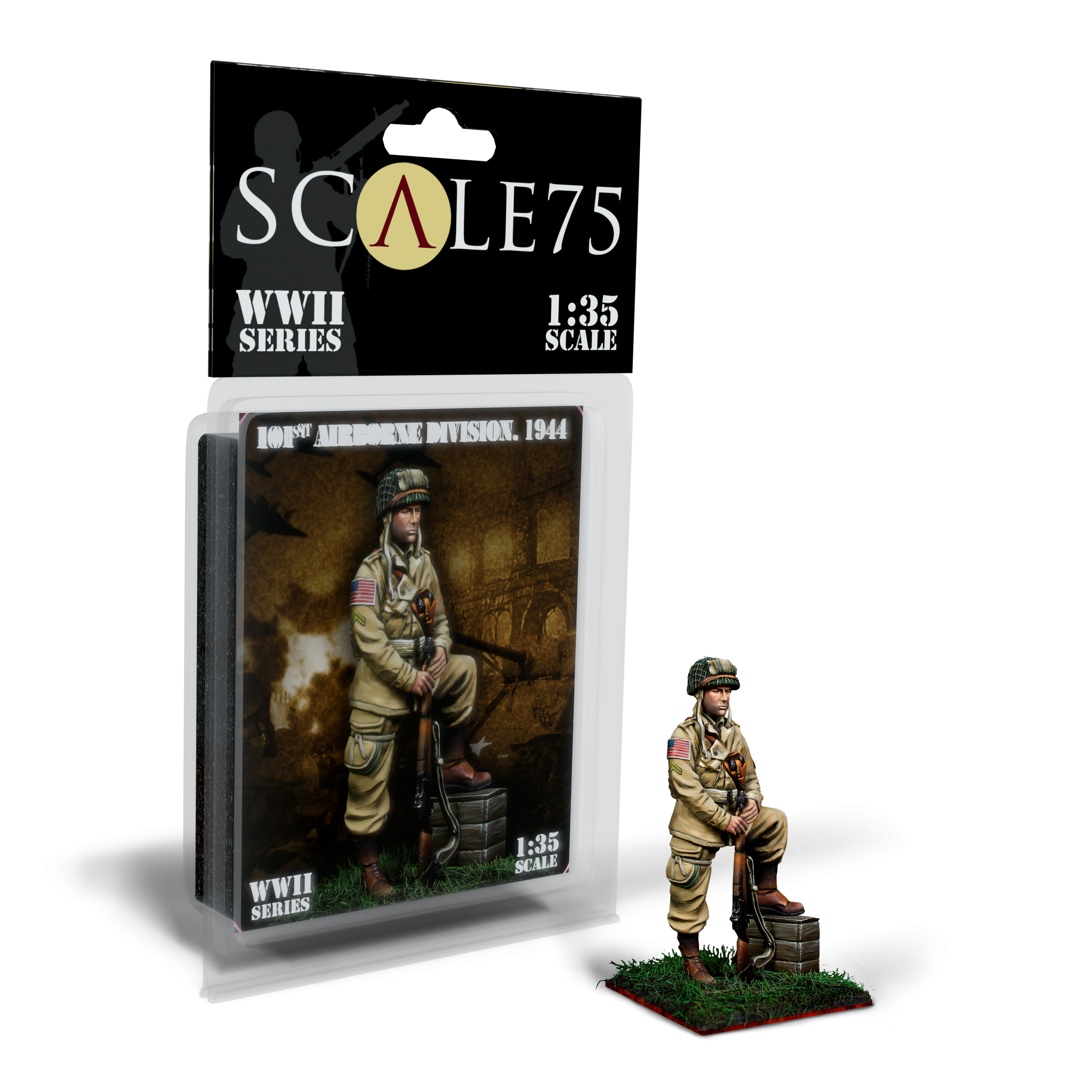 scale75-101-airborne-1944-1-35-miniatura-in-metallo-bianco-da-dipingere image 2