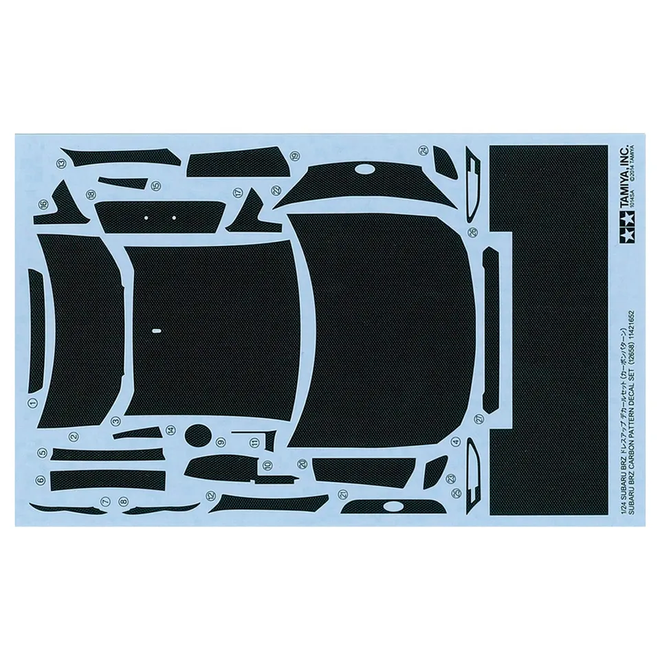 ak-interactive-1-24-subaru-brz-carbon-decal-decalcomanie-effetto-carbonio-per-mo image 1