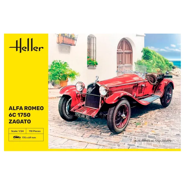 ak-interactive-1-24-alfa-romeo-6c-1750-zagato-kit-auto-da-costruire image 1