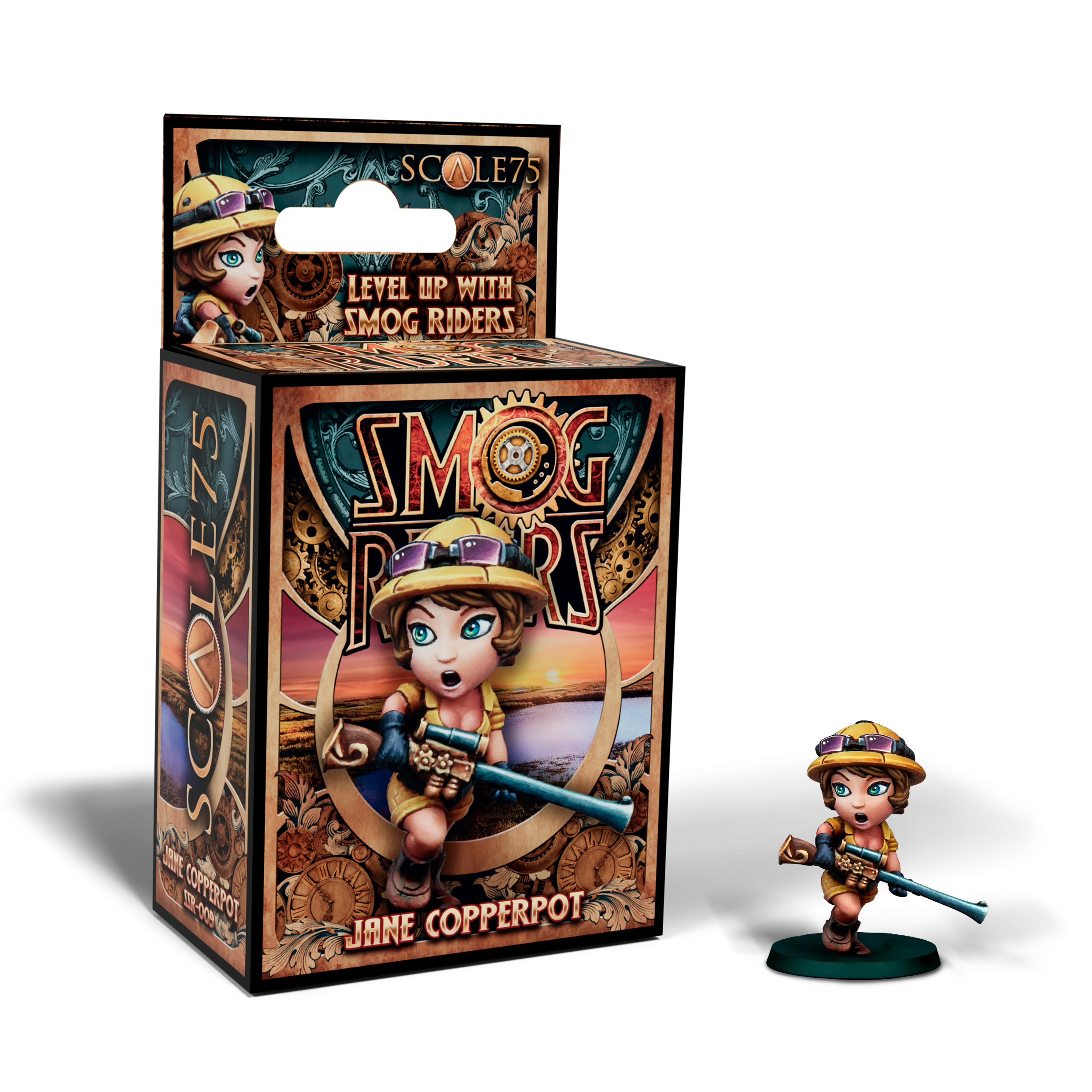 scale75-the-smog-riders-jane-copperpot-miniatura-chibi-35-mm-in-resina image 1