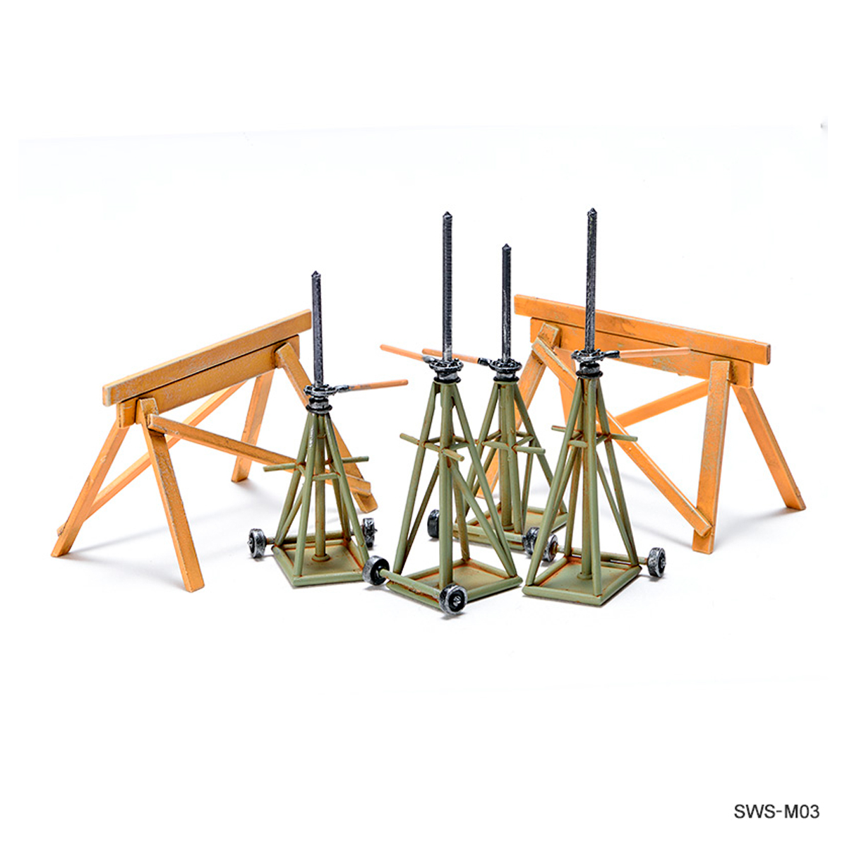 ak-interactive-set-cavalletti-per-caccia-tedeschi-luftwaffe-1-48-accessorio-in-r image 2