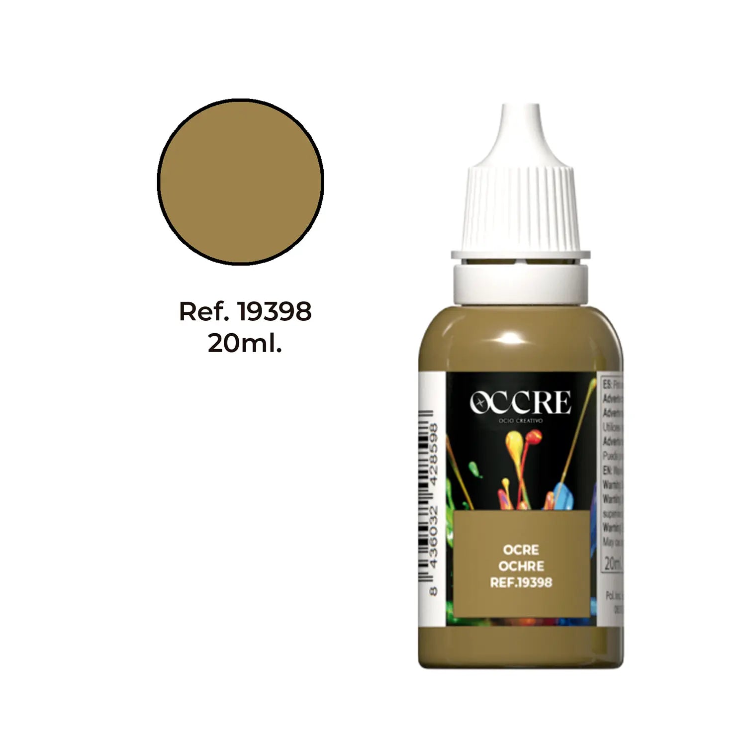occre-vernice-acrilica-ocre-20-ml-per-modellismo image 1