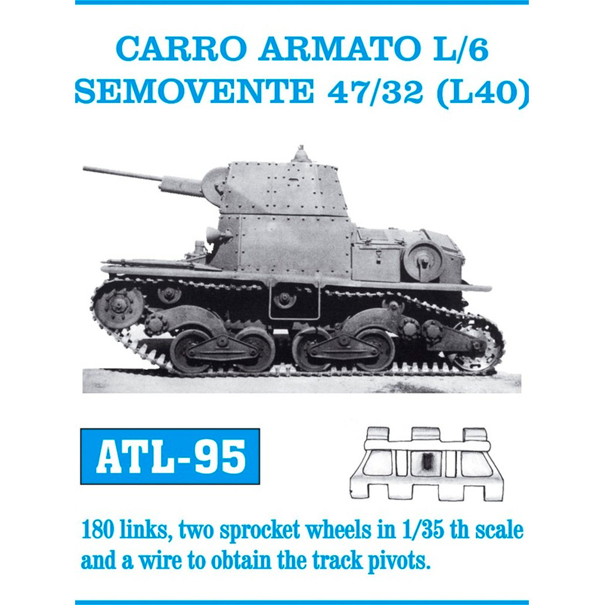 ak-interactive-1-35-metal-tracks-carro-armato-l-6-semovente-47-32-l40-kit-di-mod image 1