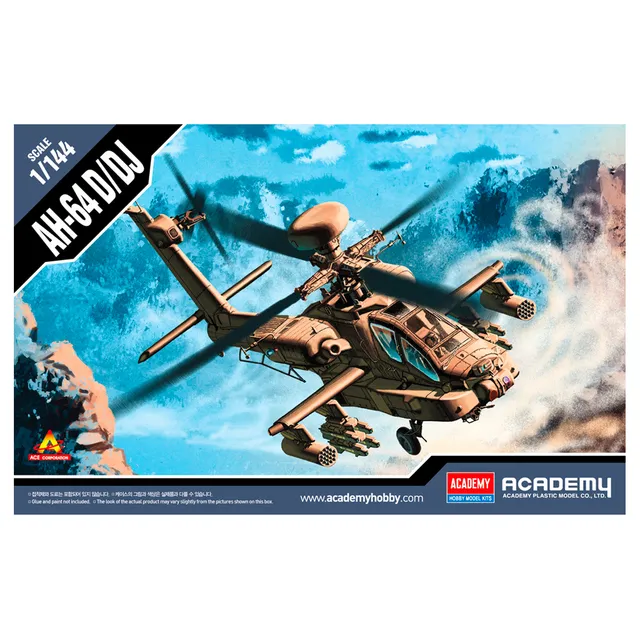 ak-interactive-ah-64d-dj-apache-1-144-kit-elicottero-da-costruire-e-dipingere image 1