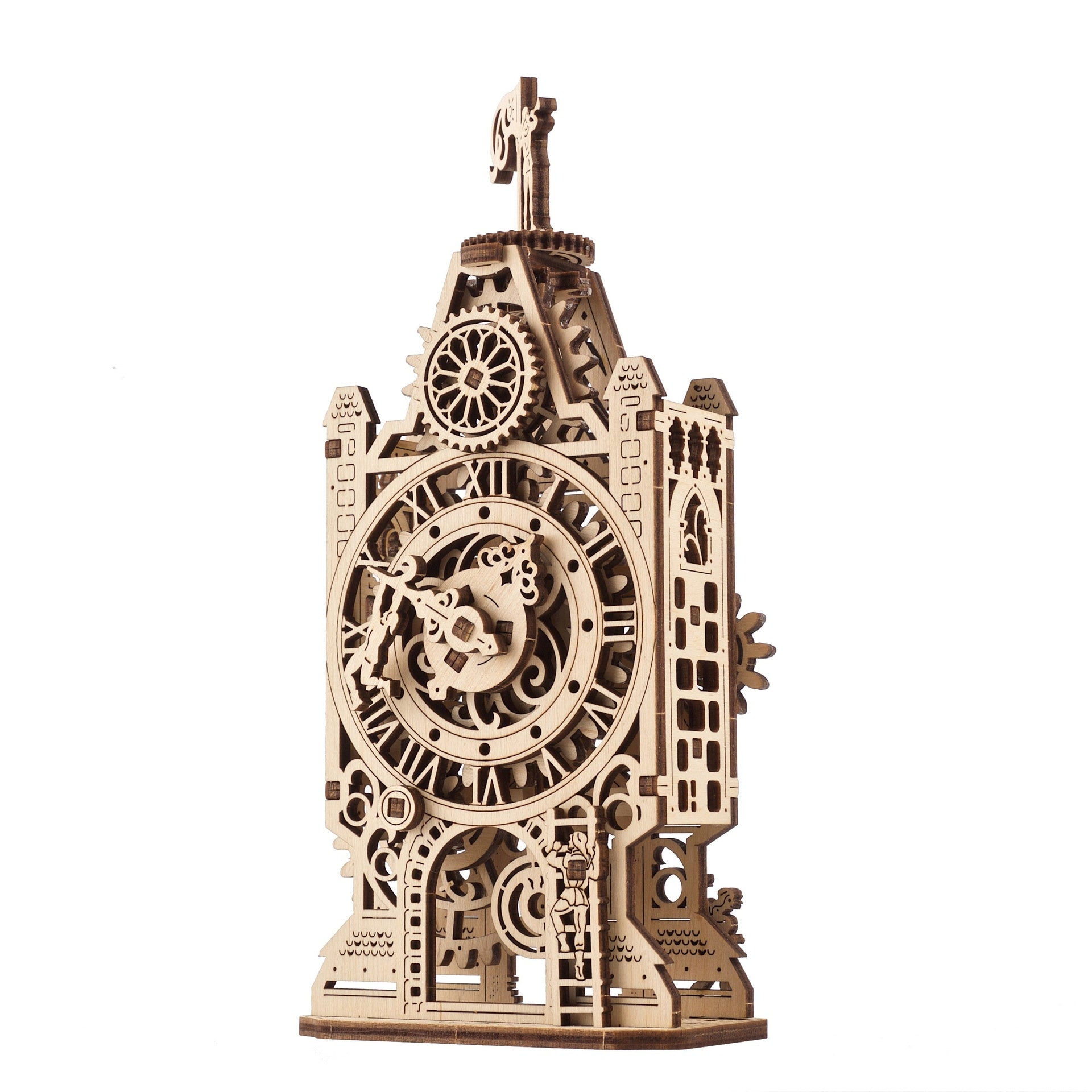 ugears-old-clock-tower-modellino-3d-in-legno-della-torre-dell-orologio-serie-eas image 3