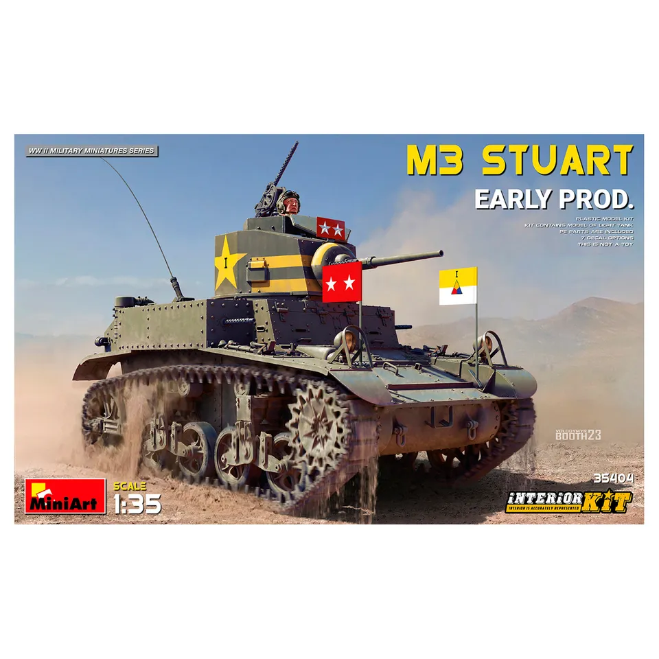 ak-interactive-1-35-m3-stuart-early-prod-interior-kit-kit-modellismo image 1