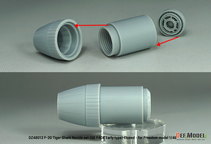 ak-interactive-f-20-tigershark-nozzle-set-ge-yf404-100-closed-per-freedom-model- image 4