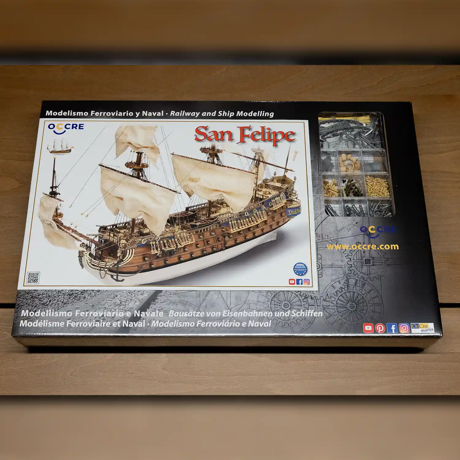 occre-san-felipe-maquette-kit-di-modellismo-navale-con-vele image 4