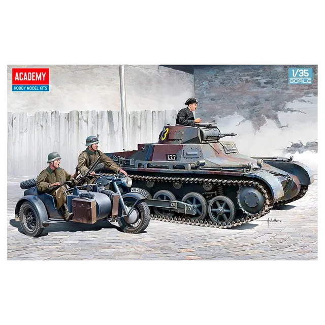 ak-interactive-german-panzer-i-ausf-b-motorcycle-1-35-kit-da-costruire image 1