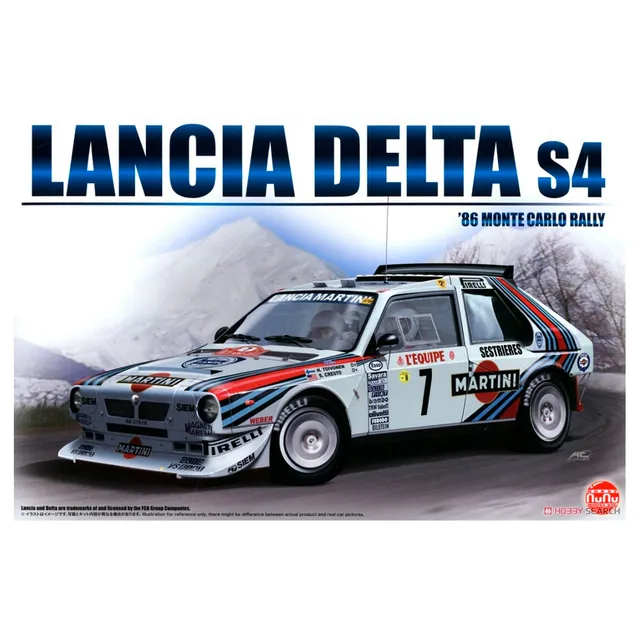 ak-interactive-1-24-lancia-delta-s4-86-monte-carlo-rally-kit-modello-scala-1-24 image 1