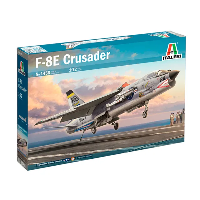 ak-interactive-f-8e-crusader-scala-1-72-kit-aereo-militare-da-costruire image 1