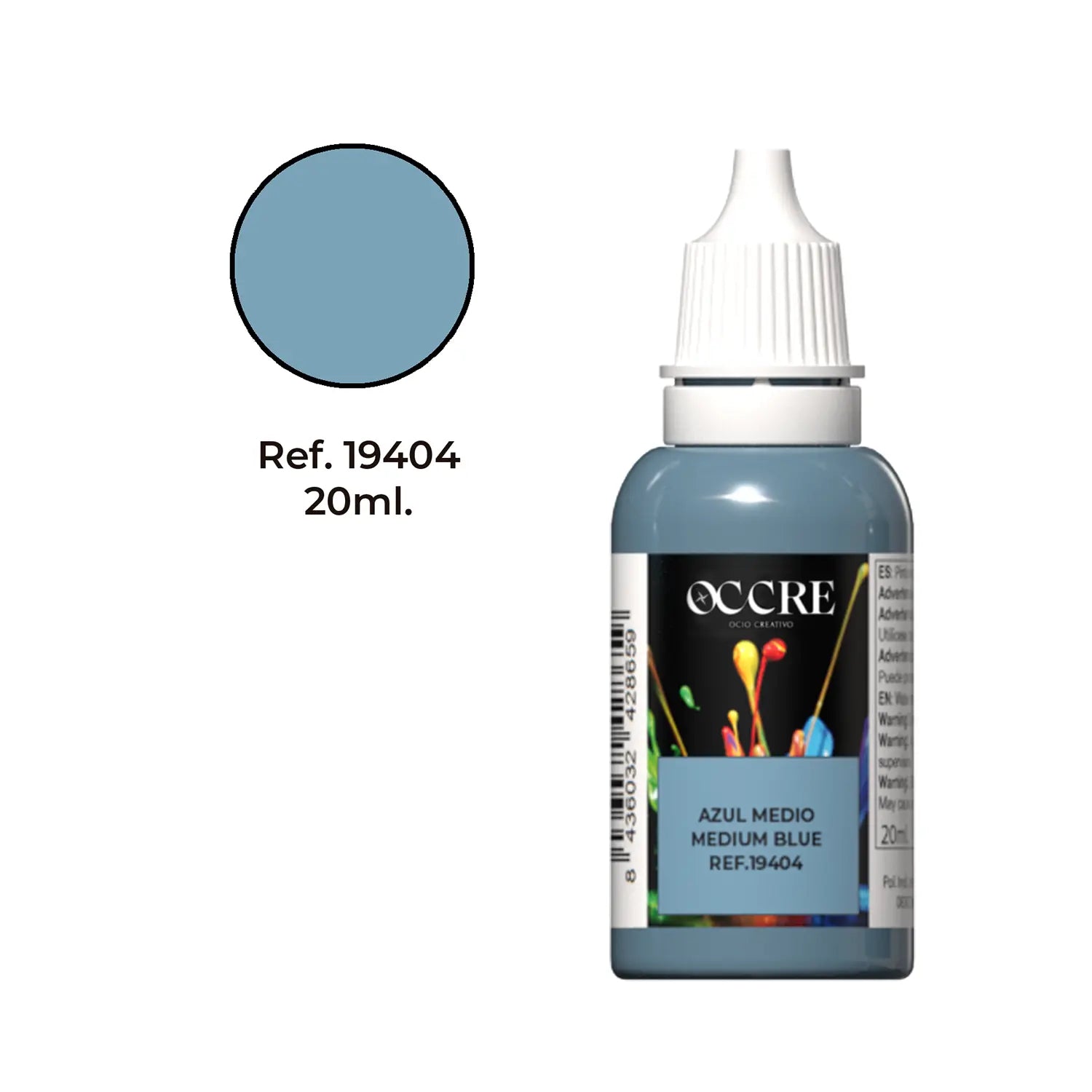occre-vernice-acrilica-blu-medio-20-ml-all-acqua-per-modellismo image 1