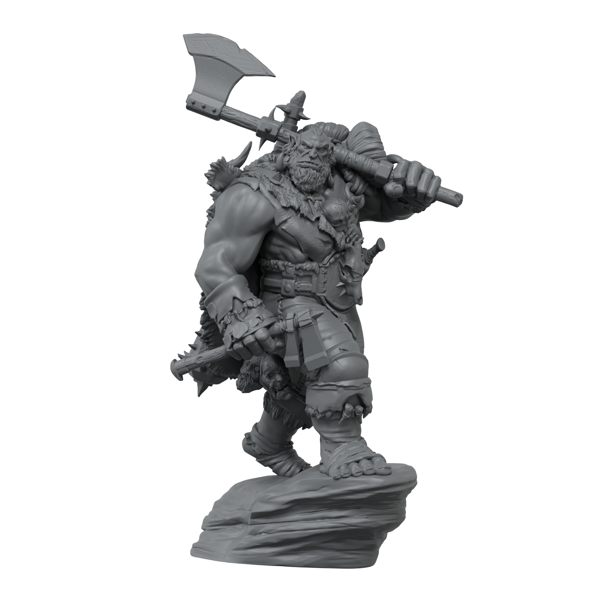 scale75-ulruk-luk-trah-75mm-miniatura-orco-con-ascia-in-resina image 2