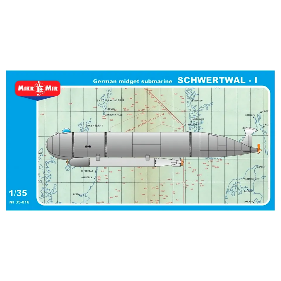 ak-interactive-1-35-german-midget-submarine-schwetwal-i image 1