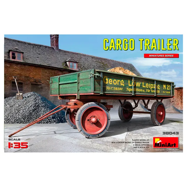 ak-interactive-1-35-cargo-trailer-kit-di-modellismo-rimorchio-militare image 1