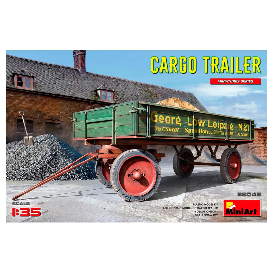 ak-interactive-1-35-cargo-trailer-kit-di-modellismo-rimorchio-militare image 1