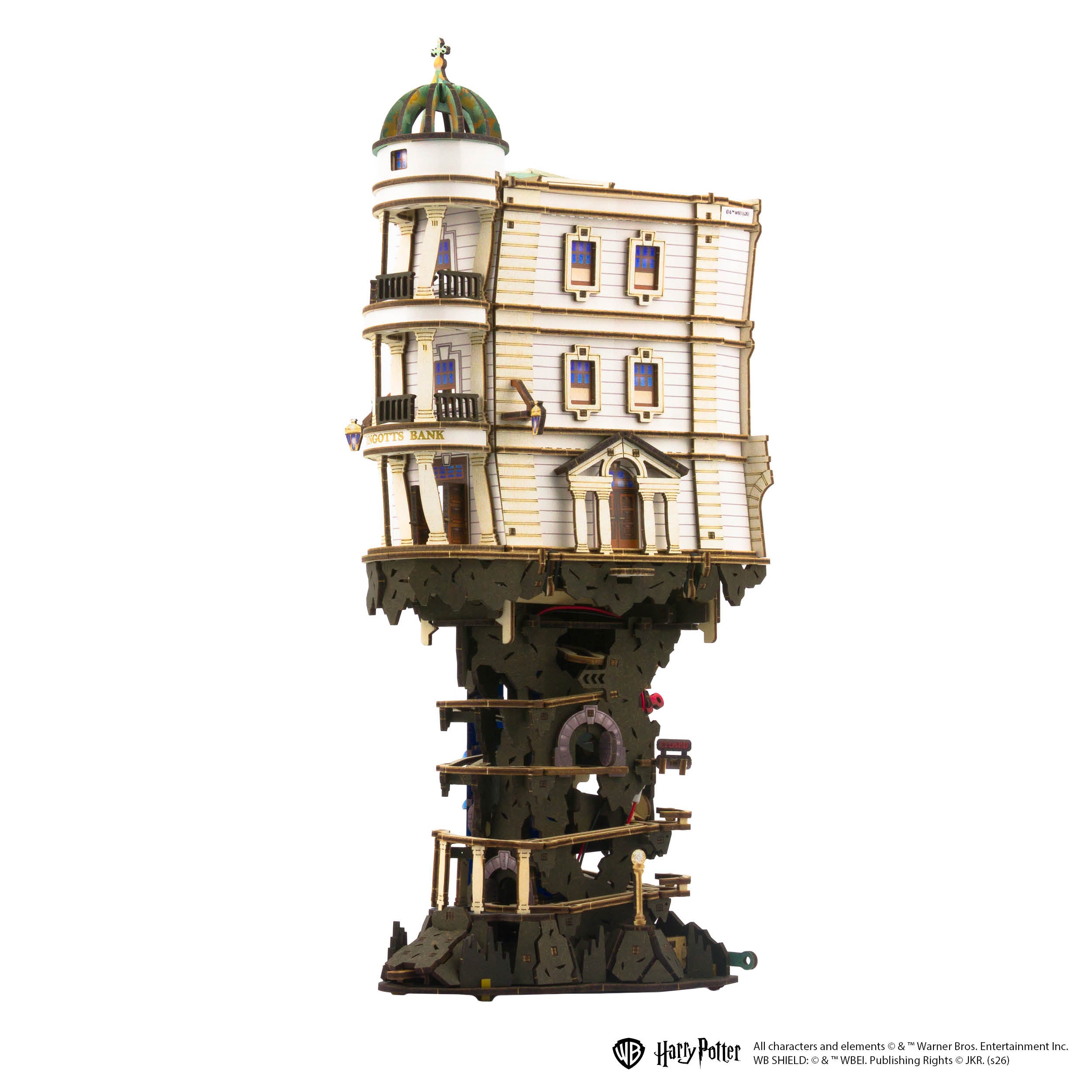 ugears-gringotts-bank-marble-run-harry-potter-pista-biglie-motorizzata-usb-c image 5