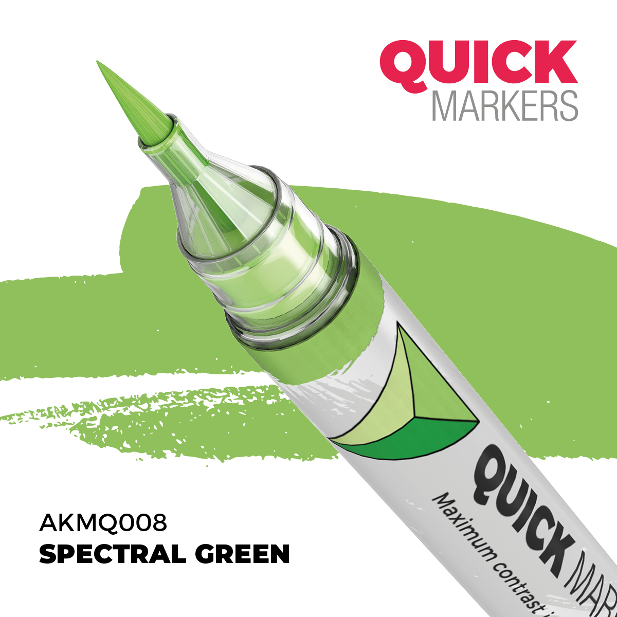 ak-interactive-verde-espectral-quick-marker-pennarello-acrilico image 1