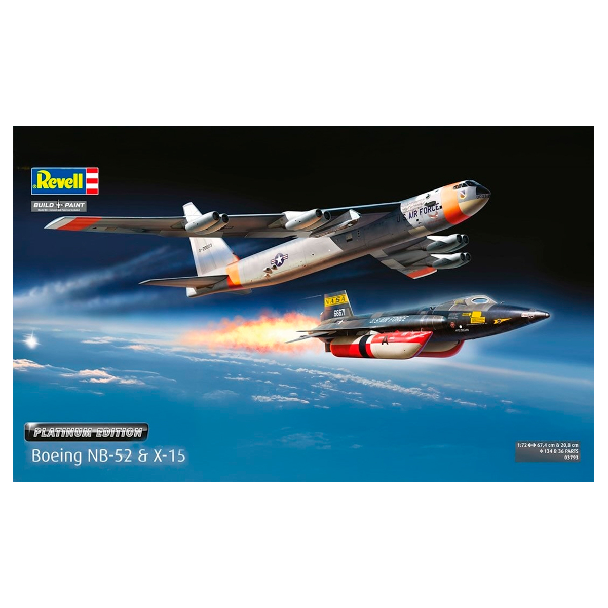ak-interactive-1-72-boeing-nb-52-x-15-platinum-edition-kit-doppio-da-costruire-e image 1