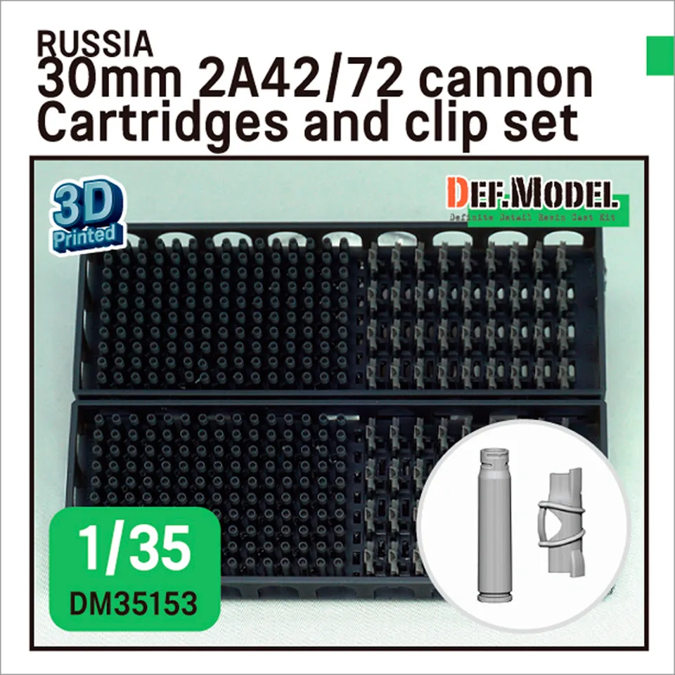 ak-interactive-russian-30mm-2a42-cannon-cartridges-and-clip-set-for-1-35-bmp-vmp image 1
