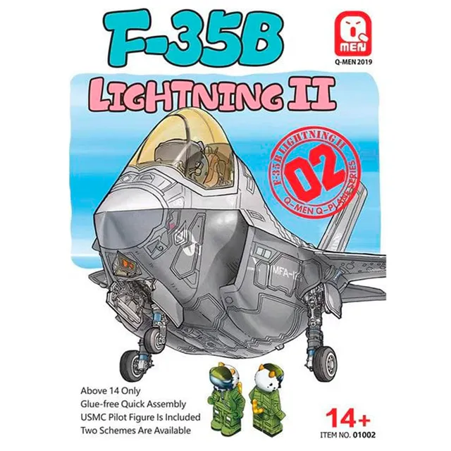 1-egg-f-35b-lightning-ii-kit-modello-in-stile-egg-plane image 1