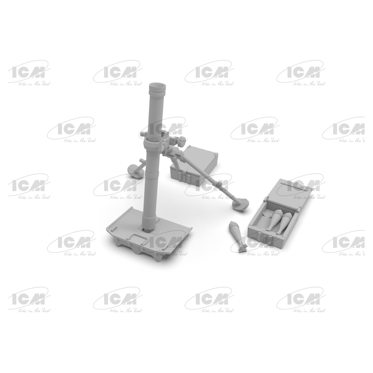 ak-interactive-1-35-s-gr-w-34-wwii-german-mortar-kit-di-modellismo-militare image 3