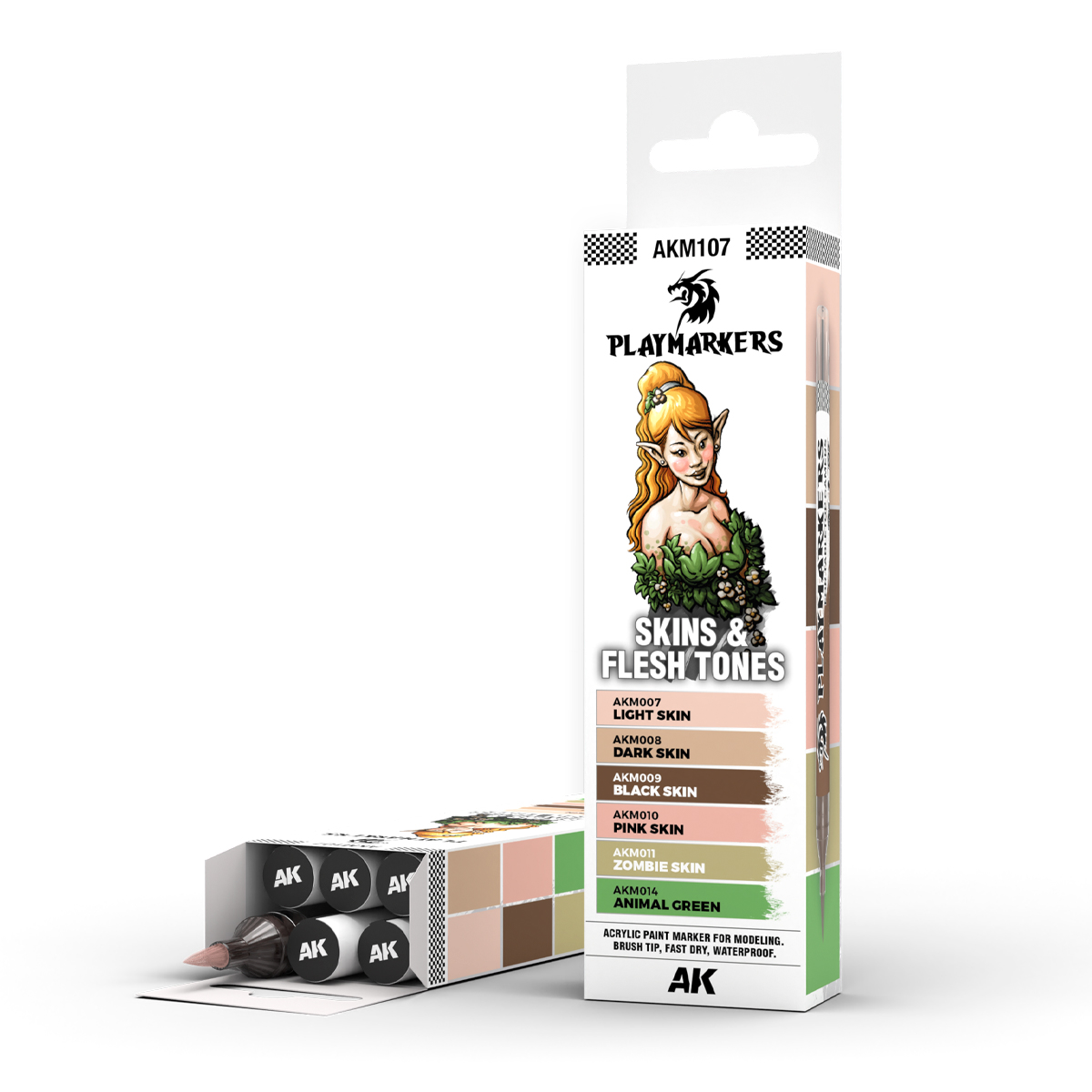 ak-interactive-skins-flesh-tones-playmarker-set-set-di-pennarelli-per-tonalit-pe image 1