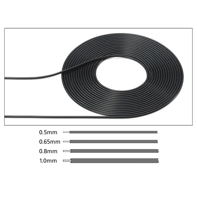 ak-interactive-cable-0-8mm-od-black-cavo-nero-per-modellismo image 1