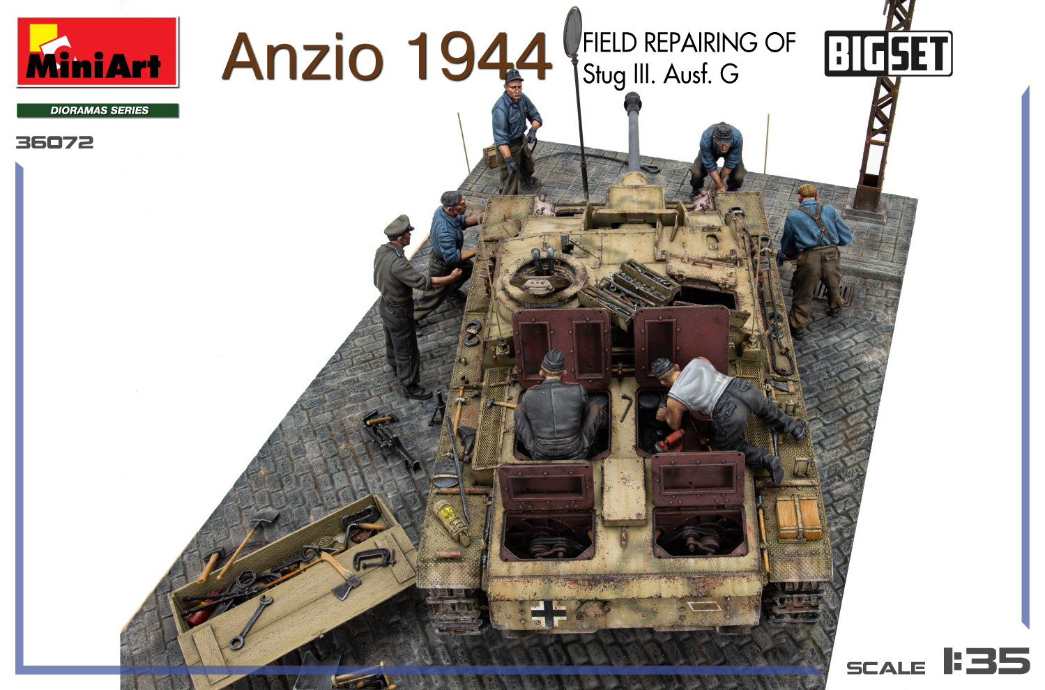 ak-interactive-1-35-anzio-1944-field-repairing-stug-iii-ausf-g-big-set image 5