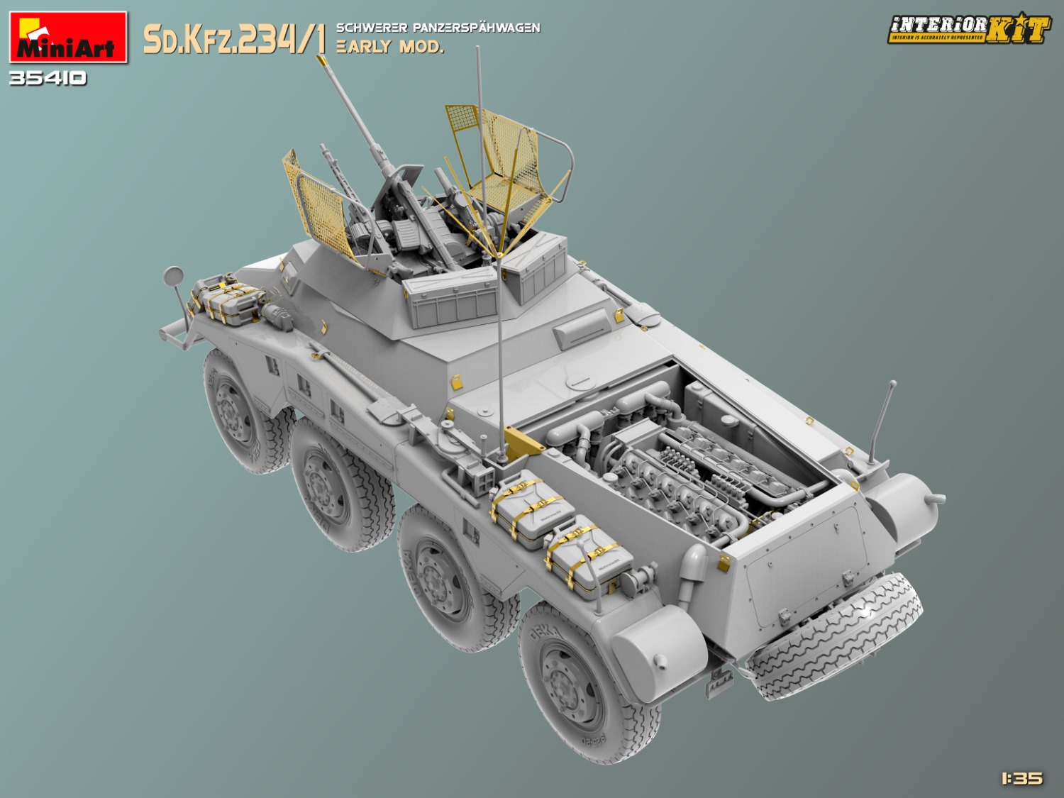 ak-interactive-1-35-sd-kfz-234-1-schwerer-panzersp-hwagen-2-cm-early-mod-kit-con image 7